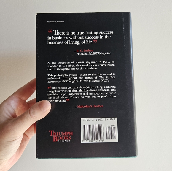 BOGO Books: "The Forbes Scrapbook of Thoughts on the Business of Life" Hardcover - Picture 4 of 10